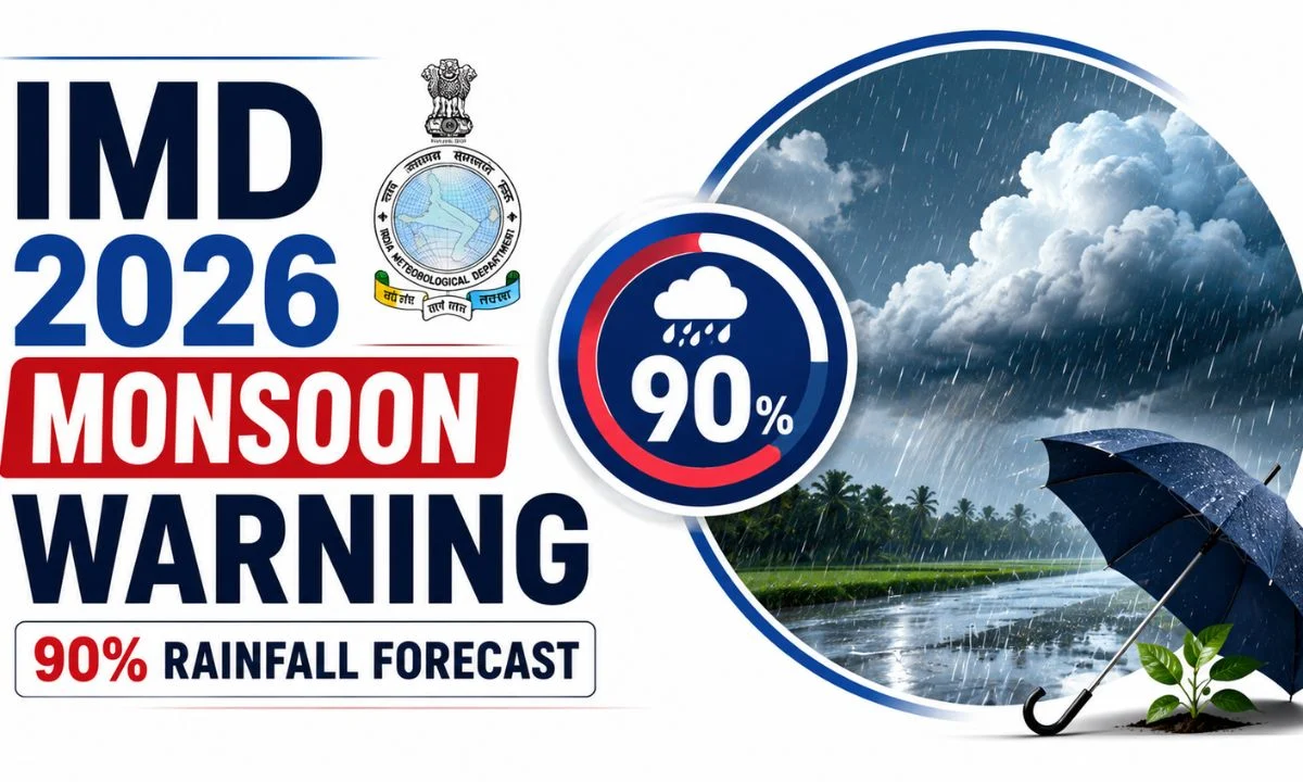 IMD 2026 Monsoon Warning: 90% Rainfall Forecast