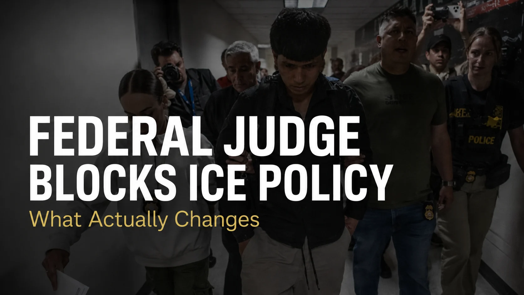 Federal Judge Blocks ICE Courthouse Arrest Policy Nationwide. Here’s What Actually Changes