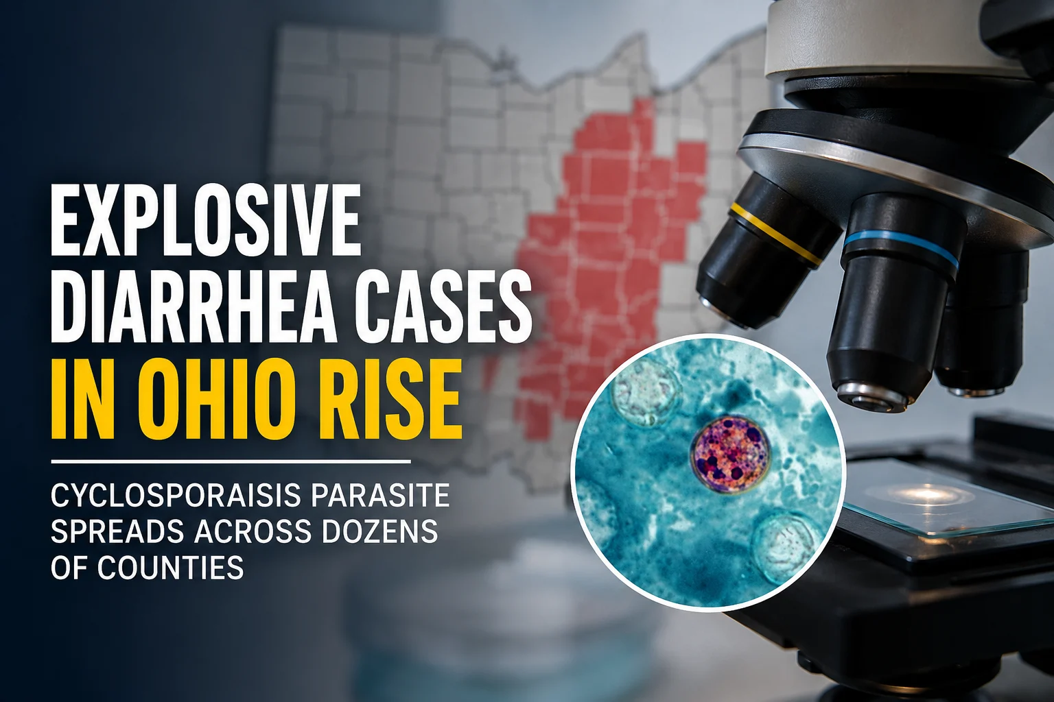Explosive Diarrhea Cases In Ohio Rise As Cyclosporiasis Parasite Spreads Across Dozens Of Counties