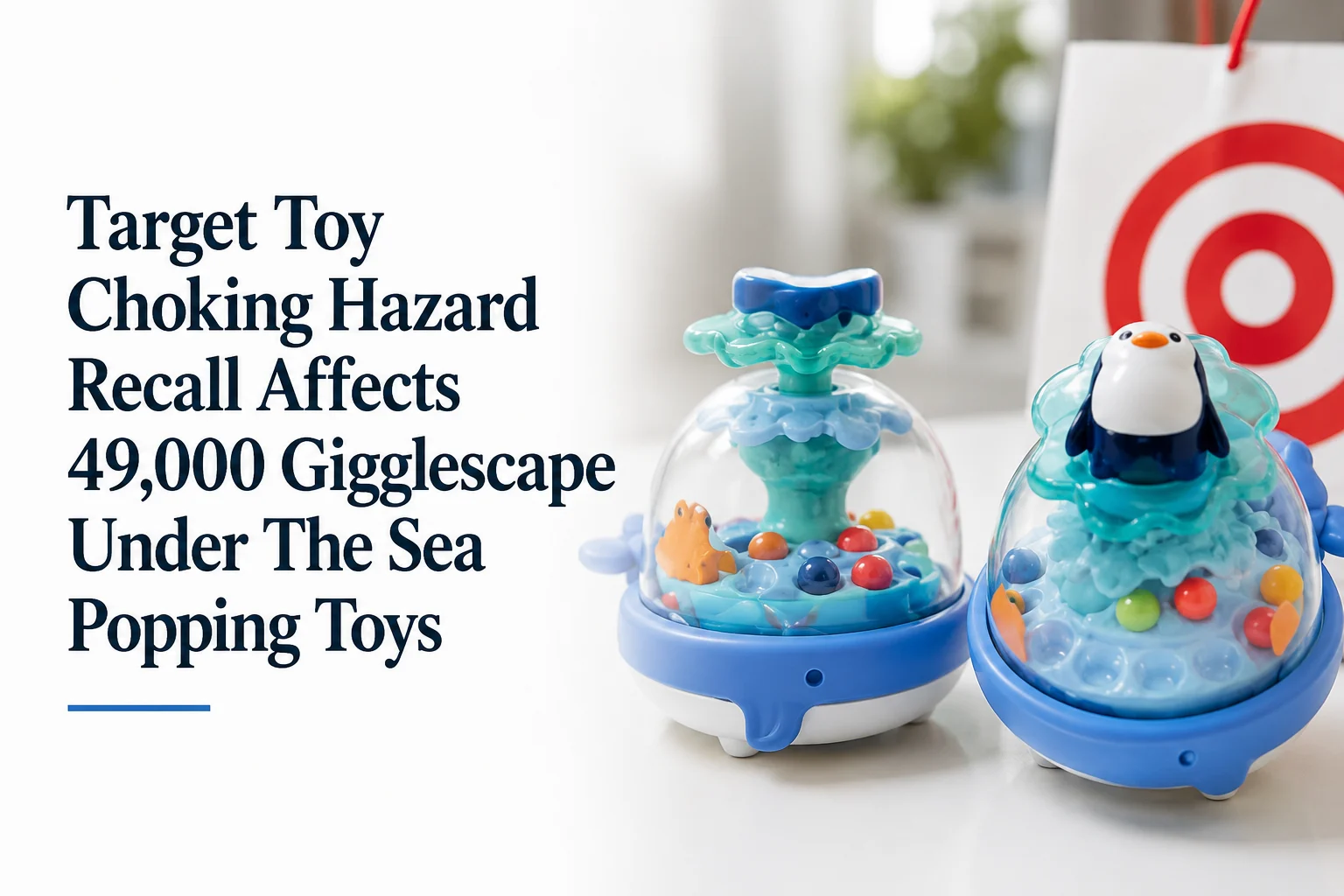 Target Toy Choking Hazard Recall Affects 49,000 Gigglescape Under The Sea Popping Toys