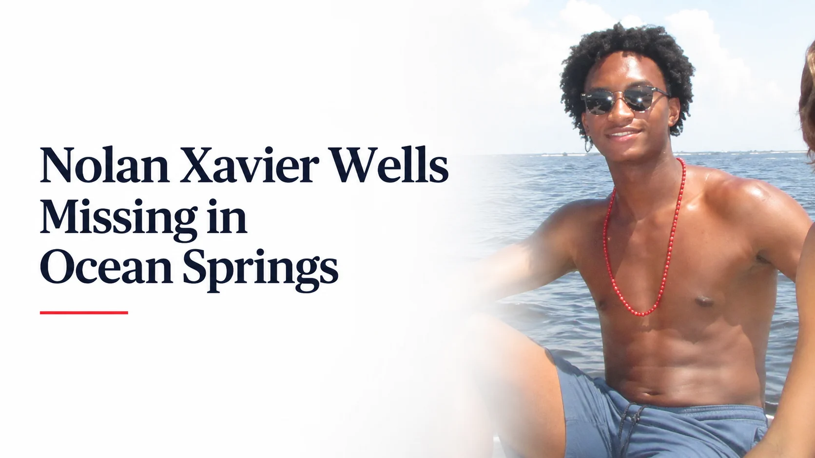 Nolan Xavier Wells Missing As Search Continues For Ocean Springs Teen Last Seen On Horn Island
