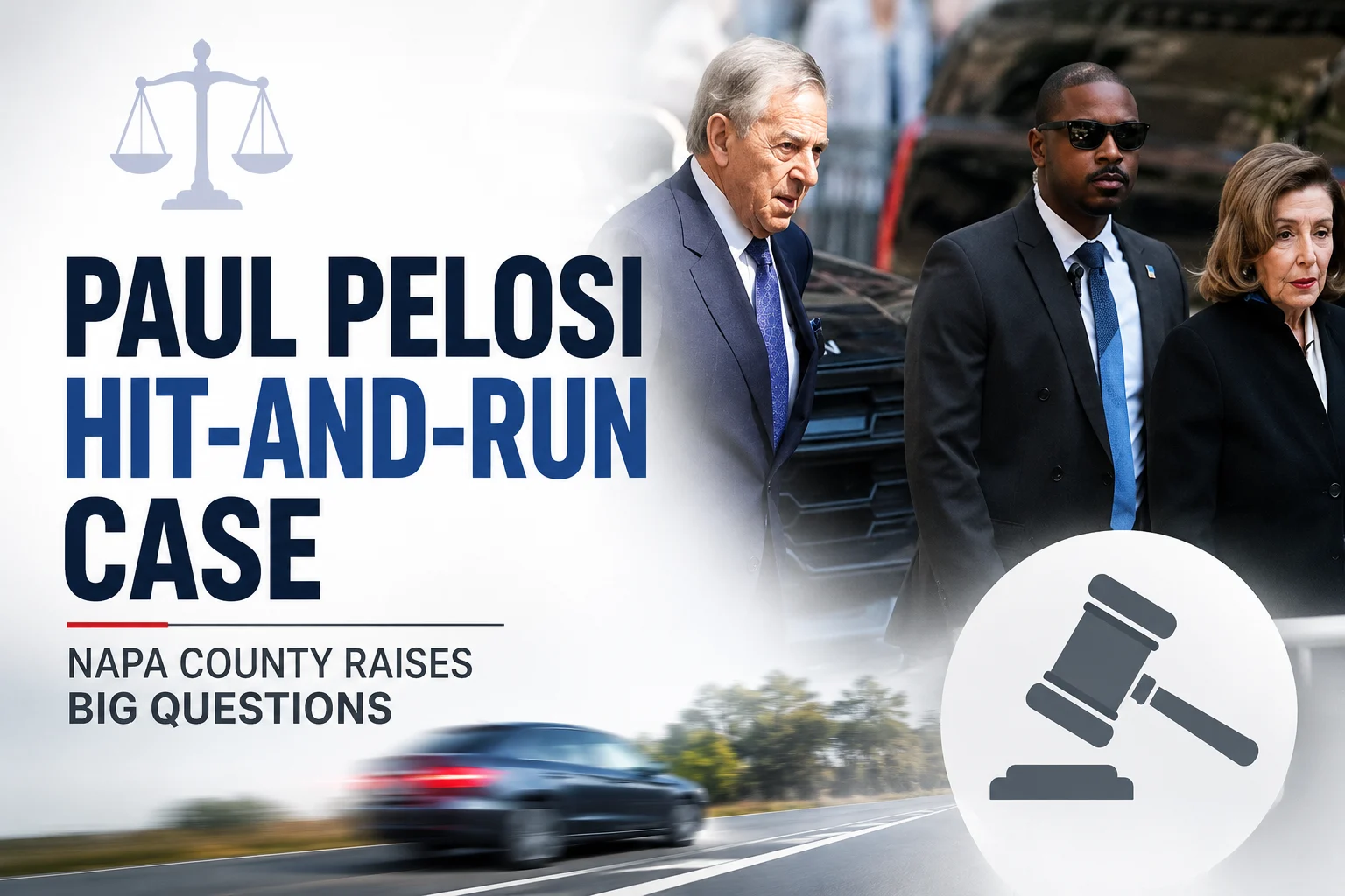 Paul Pelosi Hit-And-Run Case In Napa County Raises Questions About Elderly Driving And Equal Treatment Under Traffic Laws