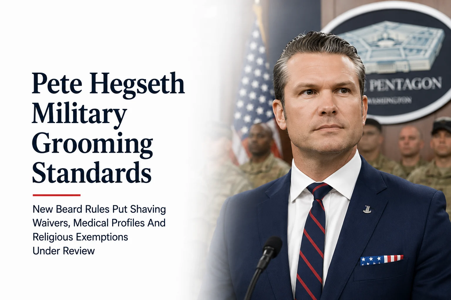 Pete Hegseth Military Grooming Standards: New Beard Rules Put Shaving Waivers, Medical Profiles And Religious Exemptions Under Review